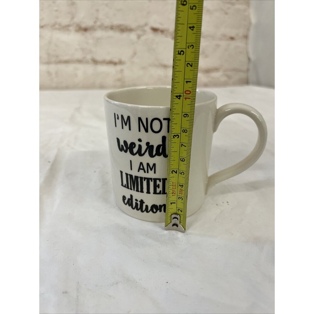 Royal Stafford Ceramic Mug Im Not Weird I Am Limited Edition White/Black - Picture 5 of 6